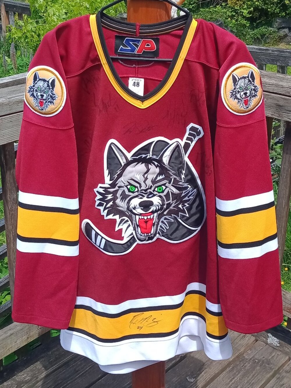 Chicago Wolves 2003 AHL SP Pro hockey jersey size 48